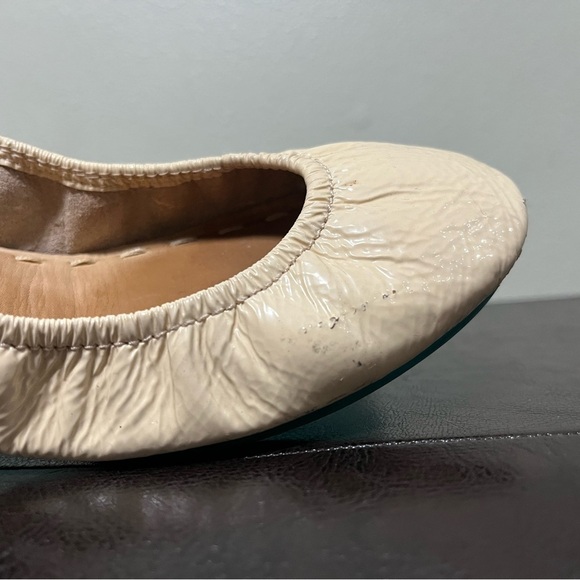 Tieks by Gavrieli Ballet Flats Patent Biscotti Cream sz 6 - Picture 10 of 10